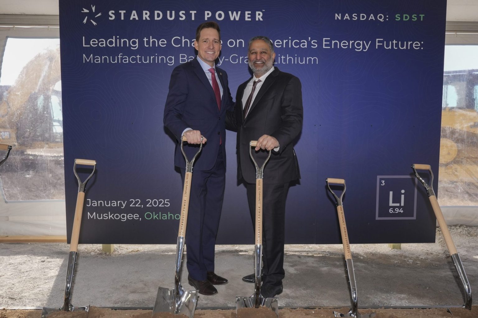 Stardust Power Breaks Ground on $1.2 Billion Lithium Refinery in Oklahoma