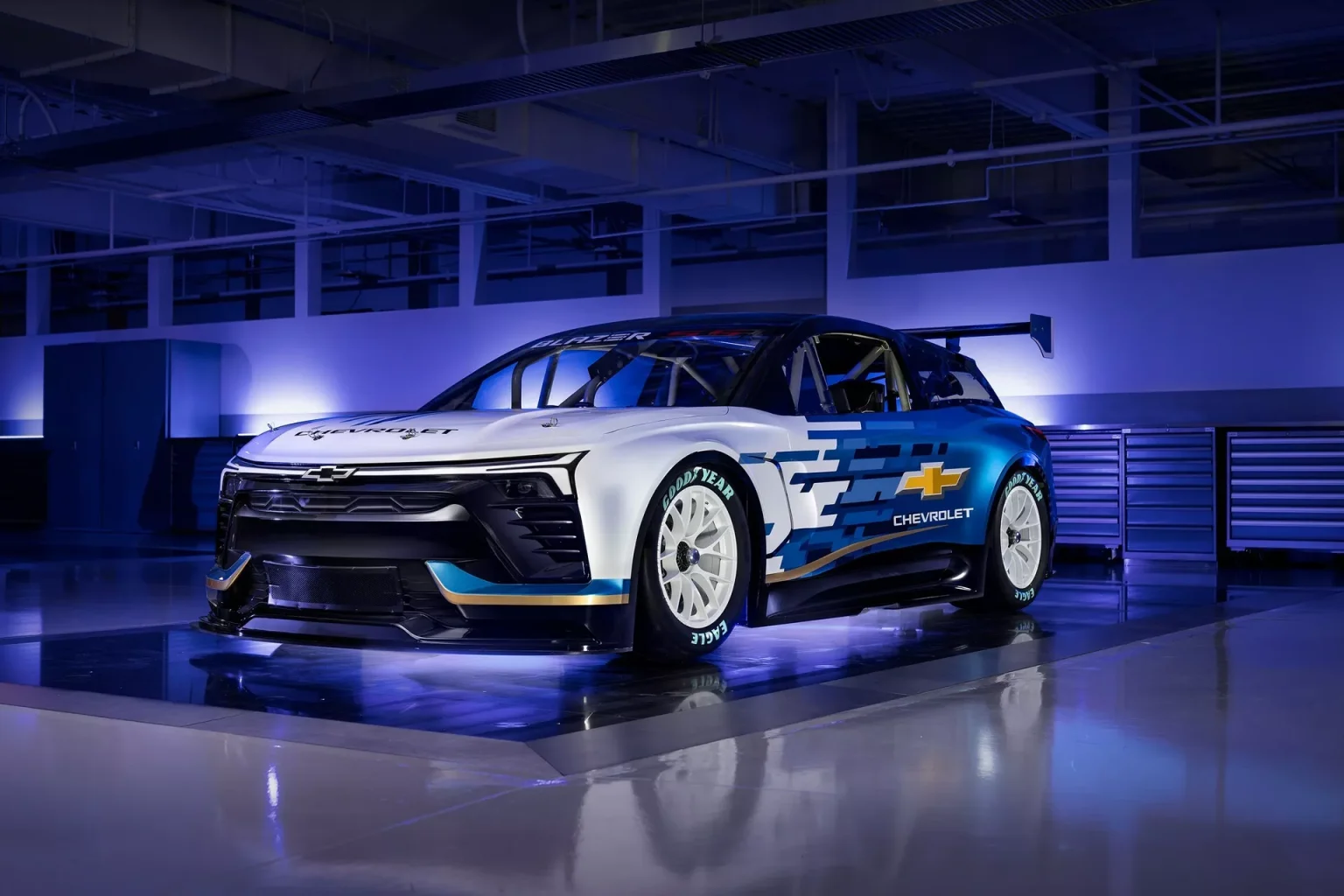 Chevrolet Unveils 1,300-HP Blazer EV.R NASCAR Prototype Ahead of Daytona 500