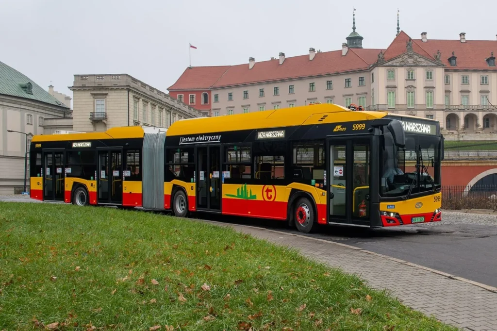 Warsaw’s MZA Orders 50 More Electric Buses from Solaris