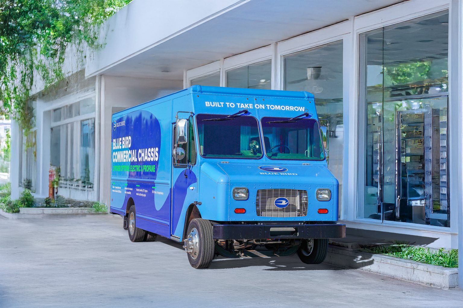 Blue Bird all-electric medium-duty Class 5-6 truck chassis