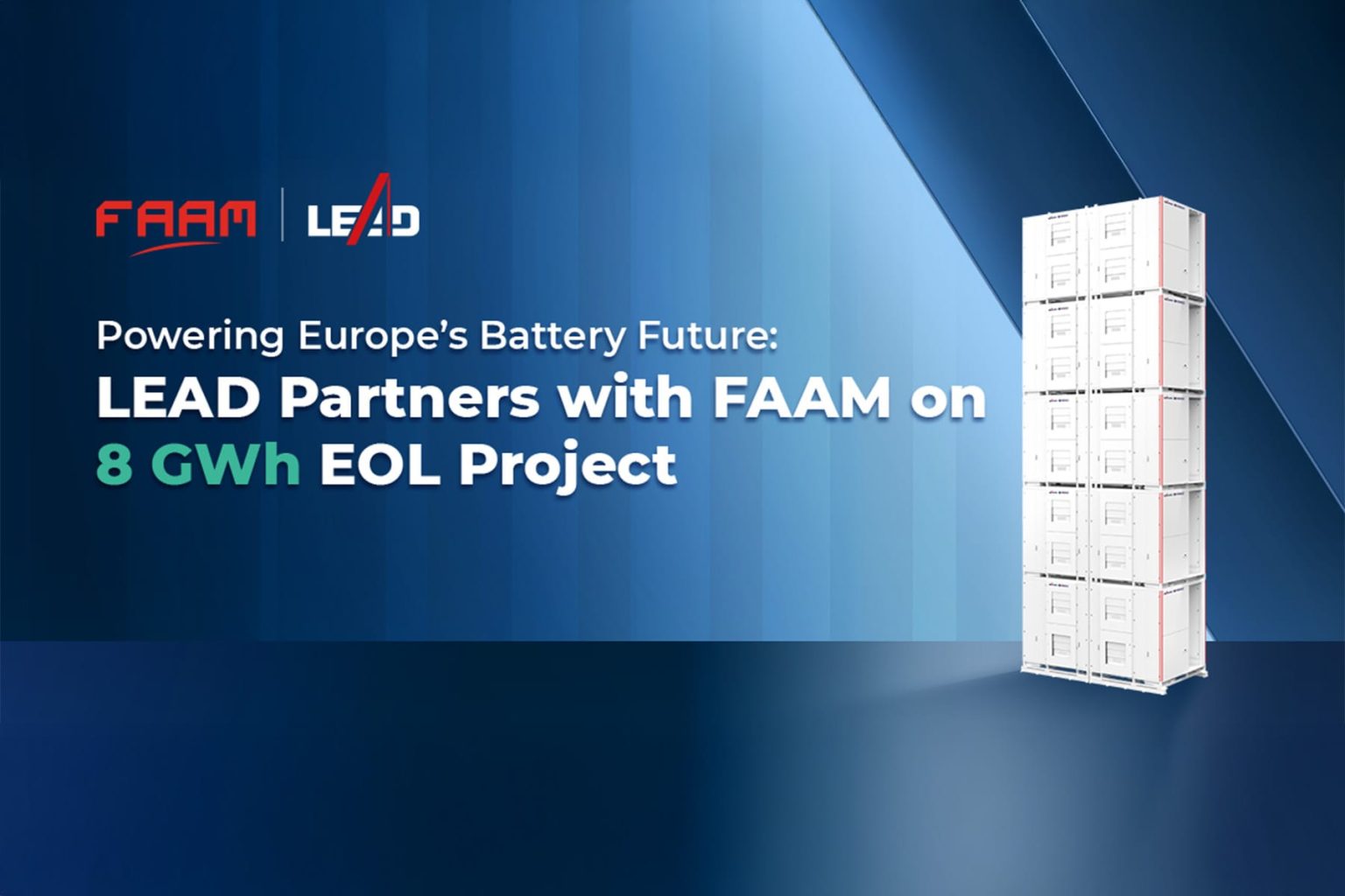 LEAD to supply end-of-line systems for Italian battery factory