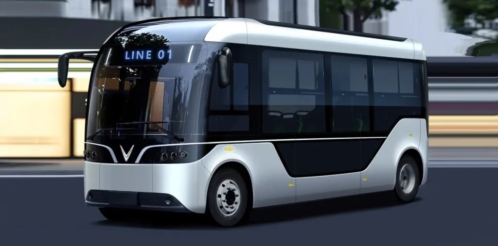 VinFast Launches EB 6 Electric Minibus for Urban and Interstate Use in Vietnam Vinfast EB 6 Electric Bus Exterior