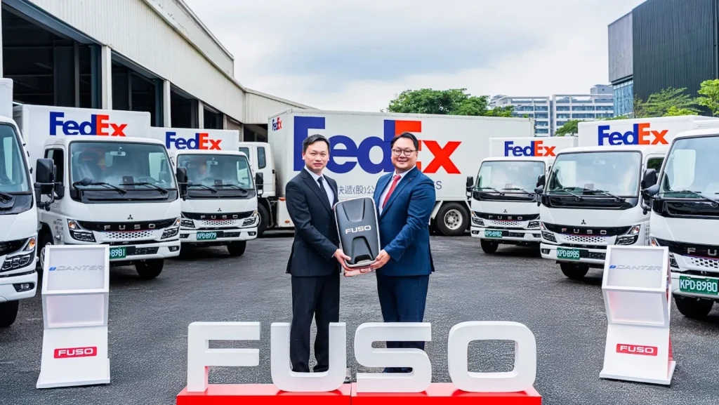 FedEx Electric Truck Fleet Taiwan