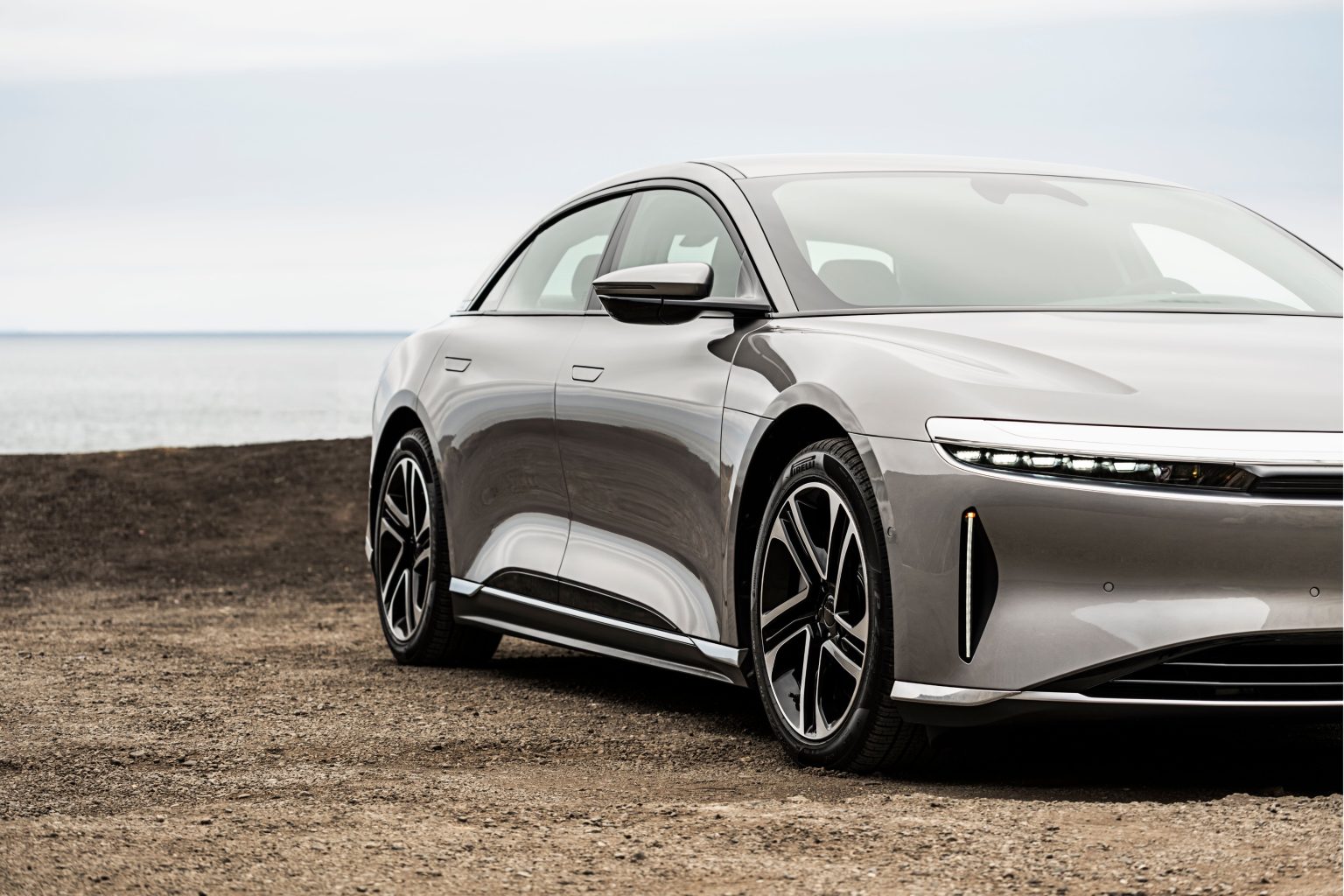 Water Spill Leaves Lucid Air Electric Sedan With $15,000 Repair Bill, Owner Says Lucid Air Tesla Supercharger 3