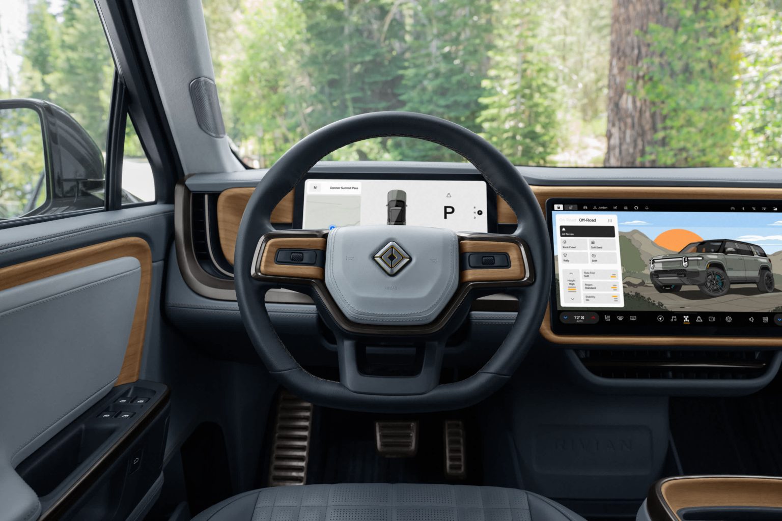 Rivian Logo Interior Dashboard London