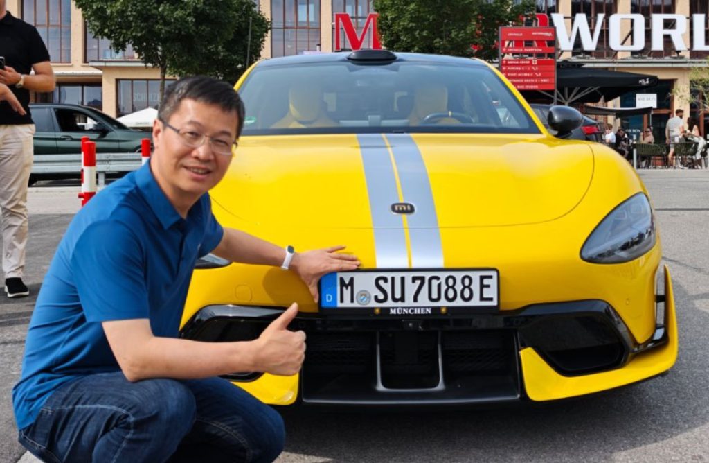 Xiaomi Completes First SU7 Ultra Road Test in Europe with Registered Vehicle in Munich Xiaomi SU7 Ultra Europe