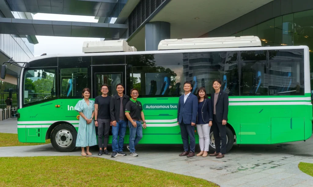 Grab Launches Pilot of Autonomous Electric Shuttle Bus in Singapore with South Korea’s A2Z Grab Autonomous