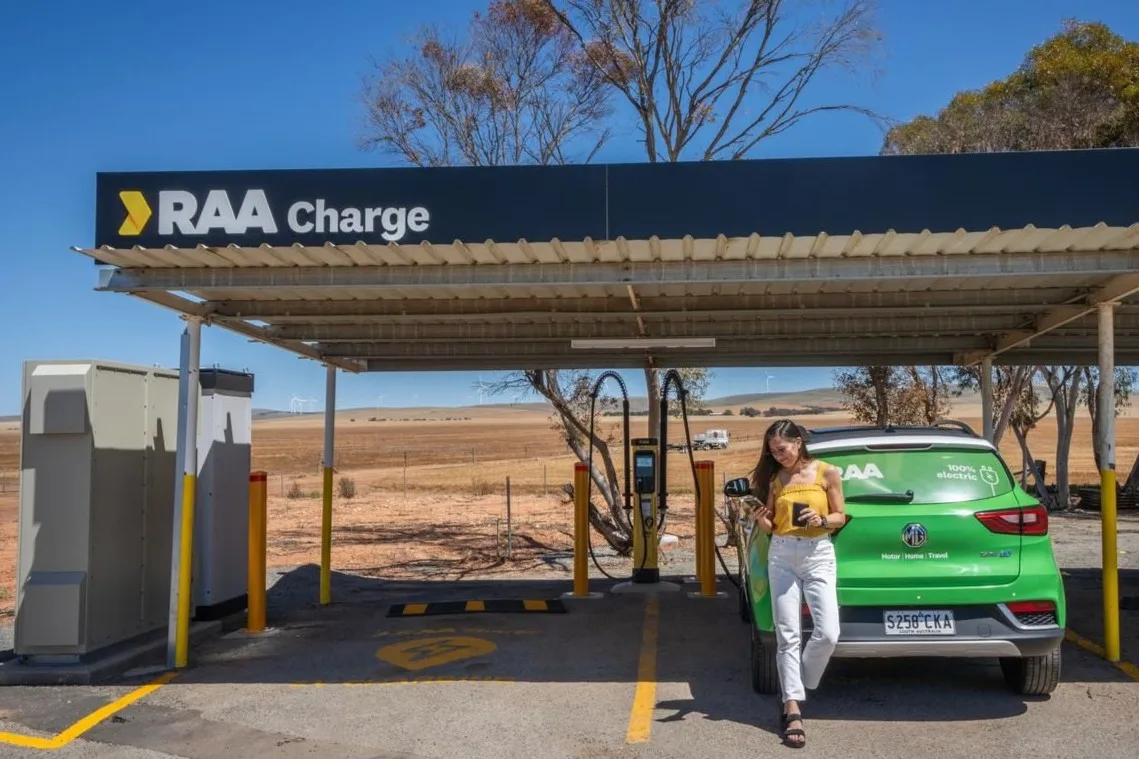 RAA Completes South Australia's Border-to-Border EV Charging Network