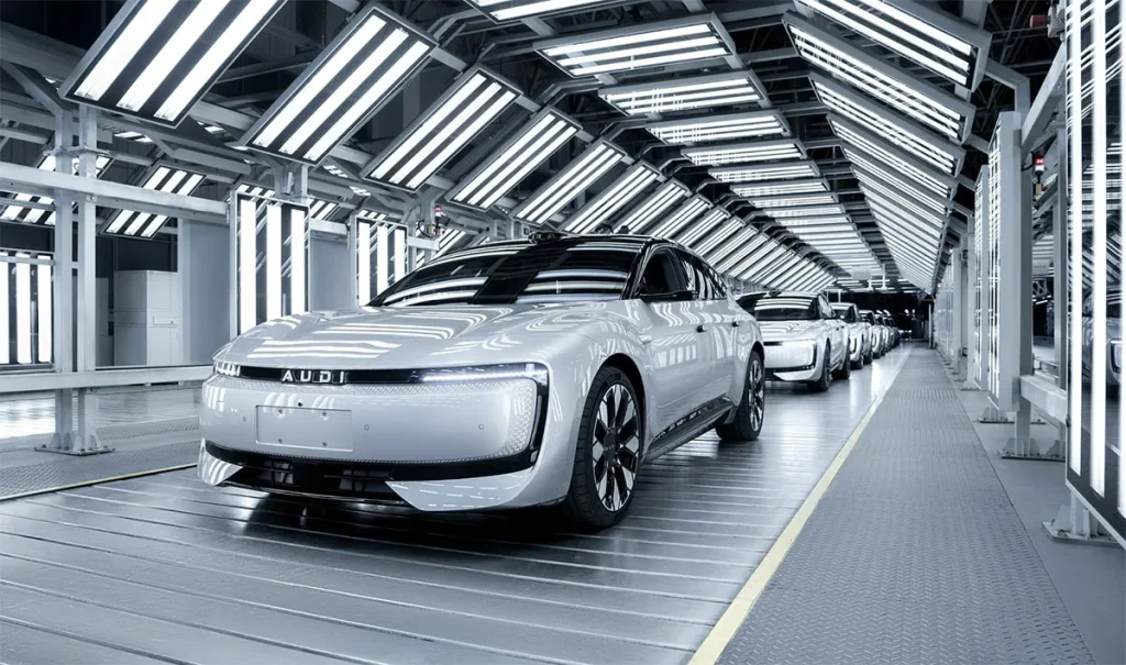 SAIC Audi Completes Shanghai Plant to Produce AUDI E5 Sportback AUDI E5 Sportback Production