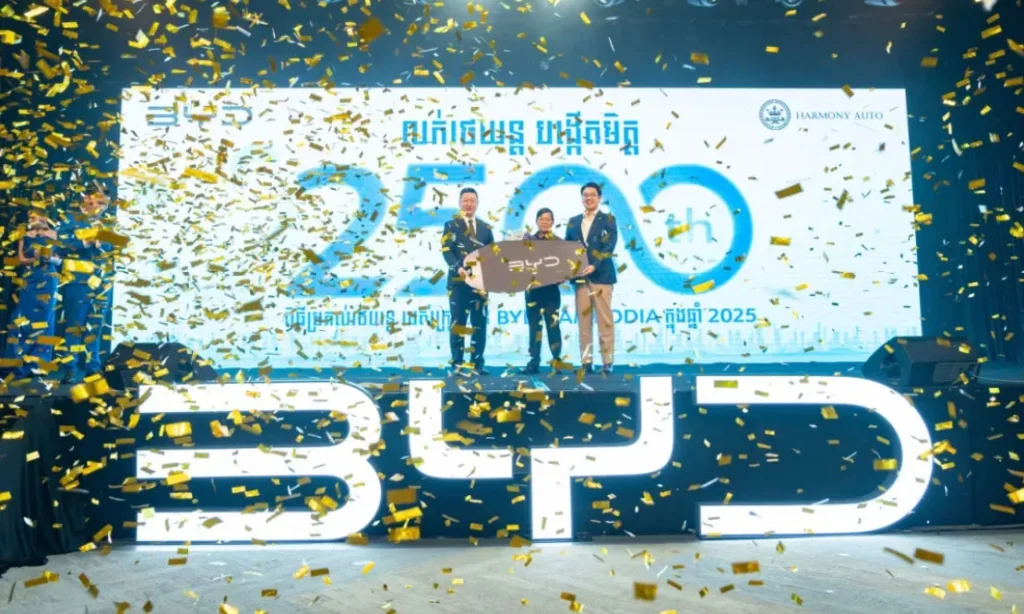 BYD To Double Sales Network In Cambodia As Local Plant Nears Completion