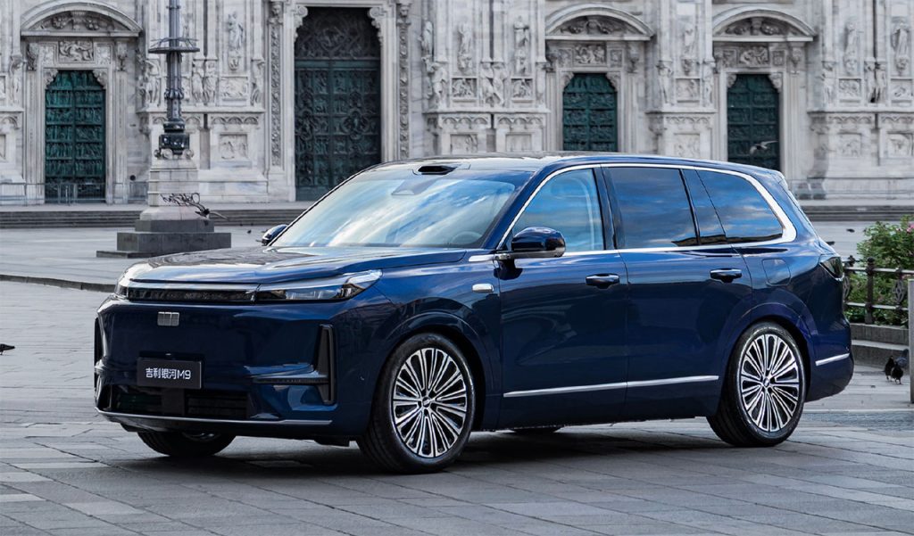 Geely Galaxy to Open Pre-Sales for M9 Hybrid SUV on August 23