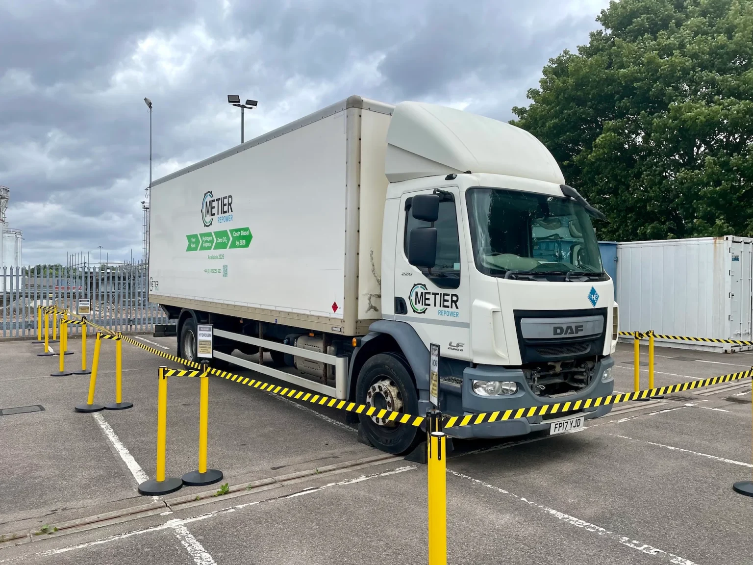 Metier Technologies, MAHLE Powertrain Debut Hydrogen-Powered DAF Truck