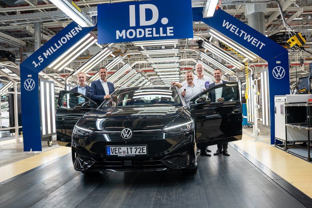 Volkswagen Marks 1.5 Millionth Delivery of ID Electric Vehicle Range