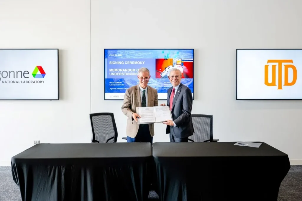 Argonne, UT Dallas Sign Agreement to Boost US Battery Science and Supply Chains