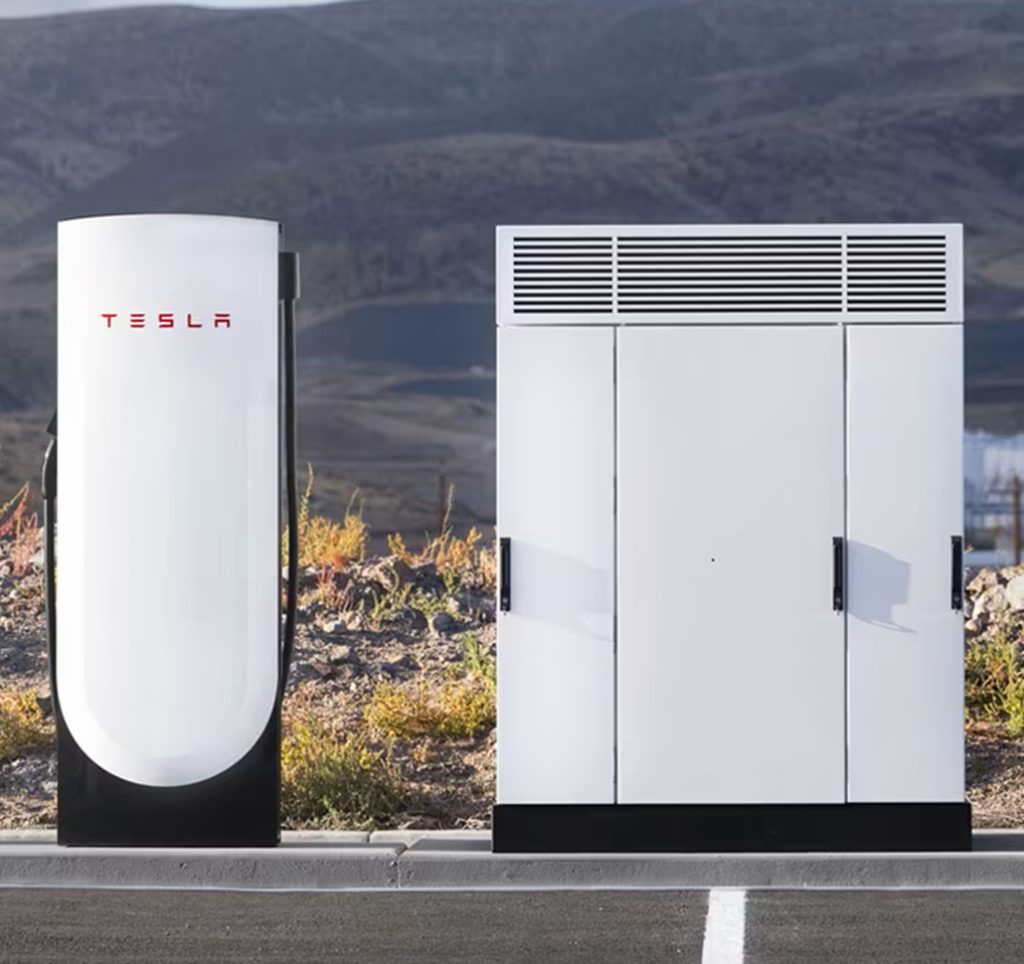 Tesla Begins Construction of First True V4 Supercharger Station in California