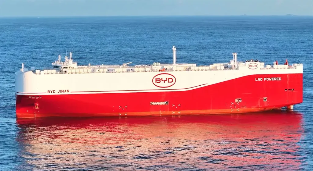 BYD Commissions Final Car Carrier in Current Fleet With Launch of BYD Jinan
