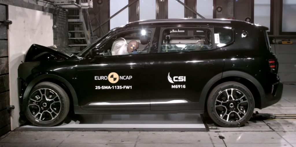 2025 Smart #5 Achieves Strong Euro NCAP Safety Ratings Across Four Categories Smart #5 Euro NCAP Crash test