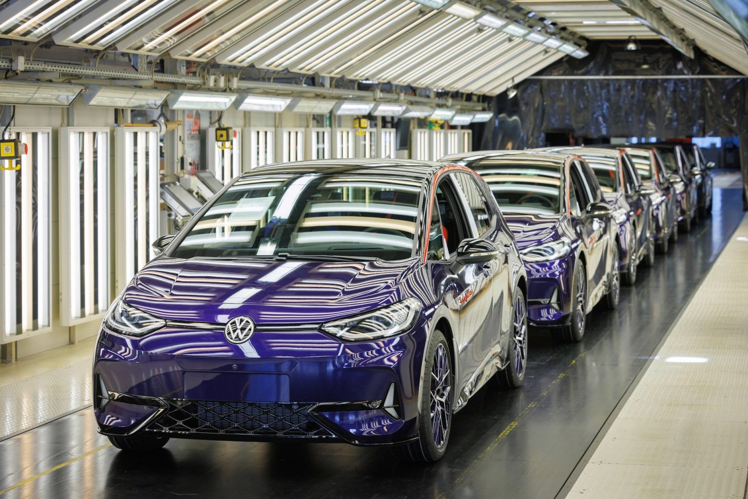 Volkswagen Halts Production at Two German EV Plants Amid Weak Demand