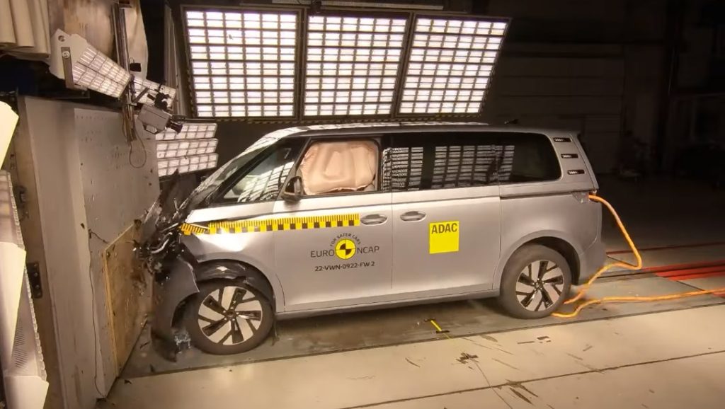 2025 Volkswagen ID.Buzz Secures Five-Star Euro NCAP Safety Rating Volkswagen ID Buzz Euro NCAP Crash Test
