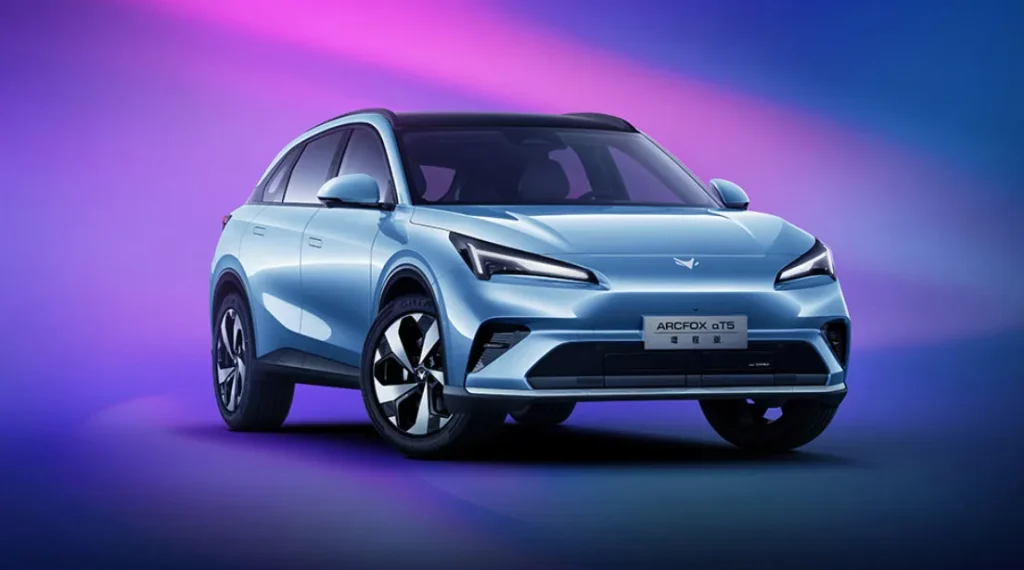Arcfox Unveils First Extended-Range EV, the Alpha T5 EREV, With CATL’s Freevoy Battery