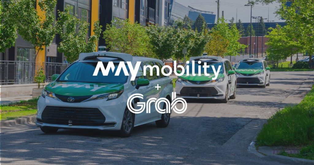 May Mobility Partners with Grab to Bring Autonomous Vehicle Services to Southeast Asia