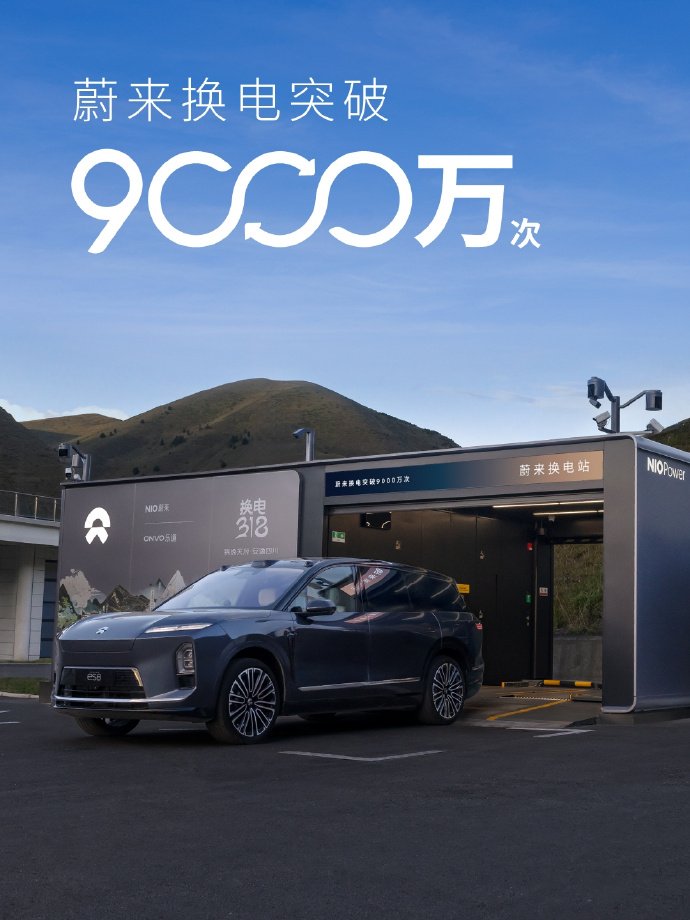 Nio Battery Swap 90 Million