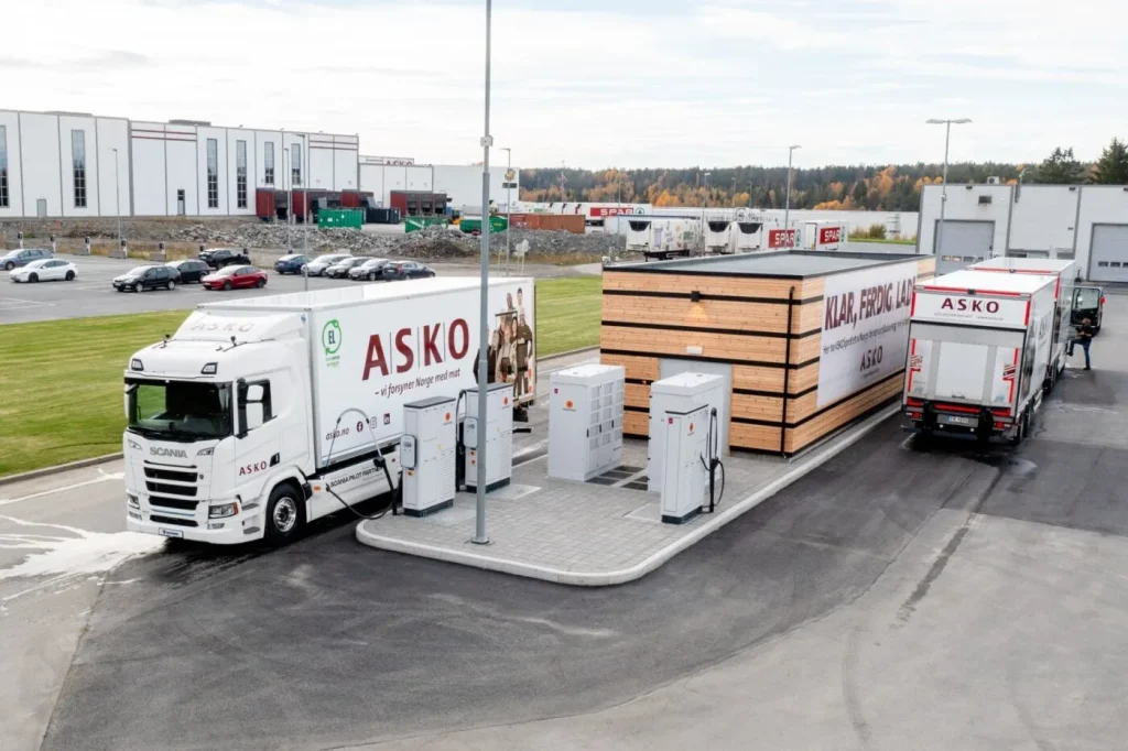 Kempower Installs Norway’s First Megawatt-Capable Charging Facility for ASKO Trucks