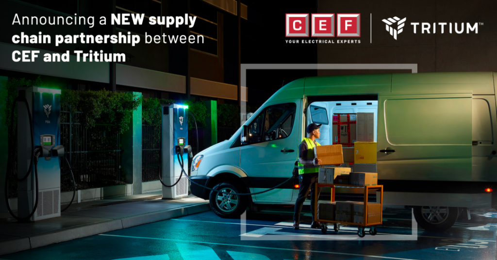 Tritium Appoints CEF as First UK Hardware Distributor to Expand Fast-Charging Access