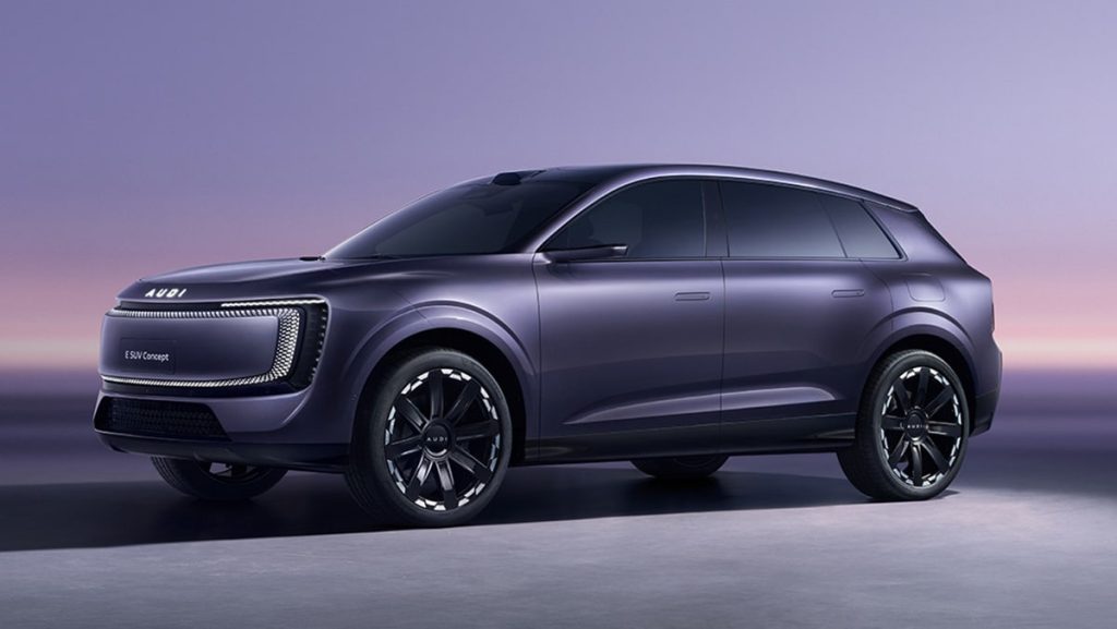 AUDI Debuts E SUV Concept at 2025 Guangzhou Auto Show Ahead of 2026 Launch AUDI E SUV Concept