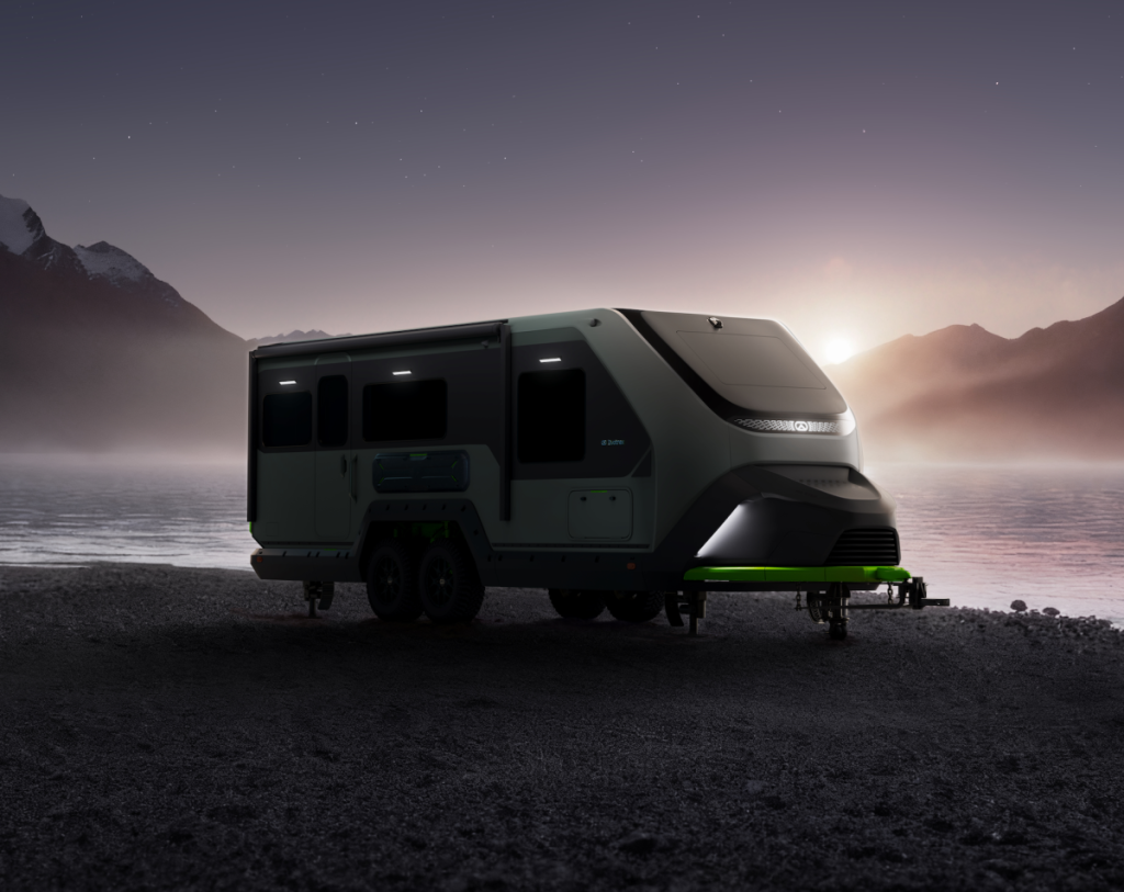 Evotrex Unveils Hybrid RV Trailer Combining Battery and Gas Engine Ahead of 2026 Launch