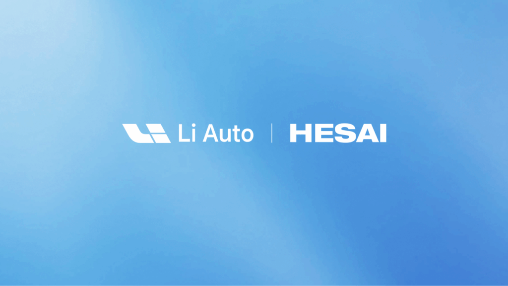 Hesai Technology Signs Exclusive Lidar Supply Agreement for Li Auto’s Next-Generation ADAS Platform