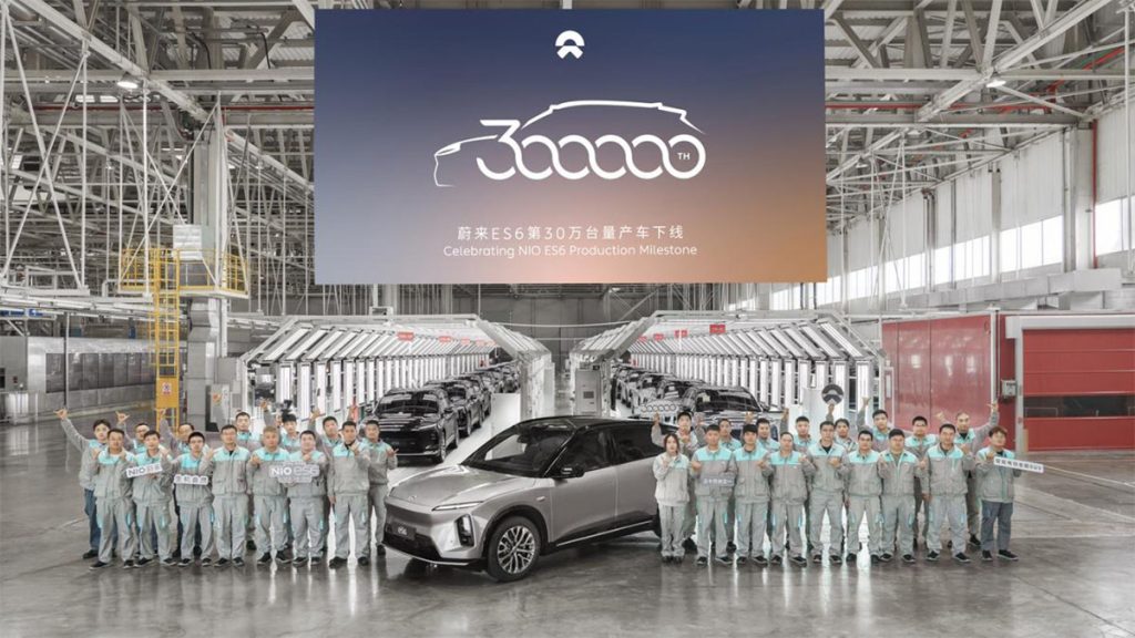 Nio Reaches Production of 300,000th ES6 SUV