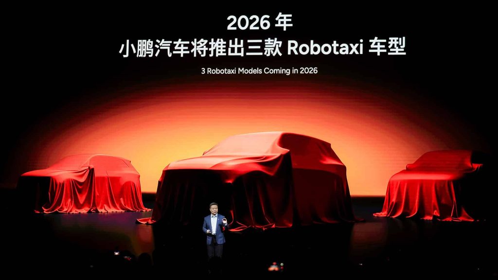 Xpeng to Launch Three Robotaxi Models in 2026, Featuring 3,000-TOPS In-House Chips