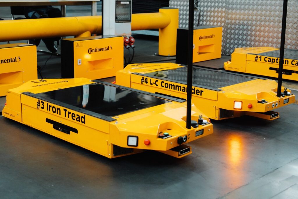 Continental Integrates Seven Autonomous Mobile Robots at Hanover Plant to Automate Tire Transport