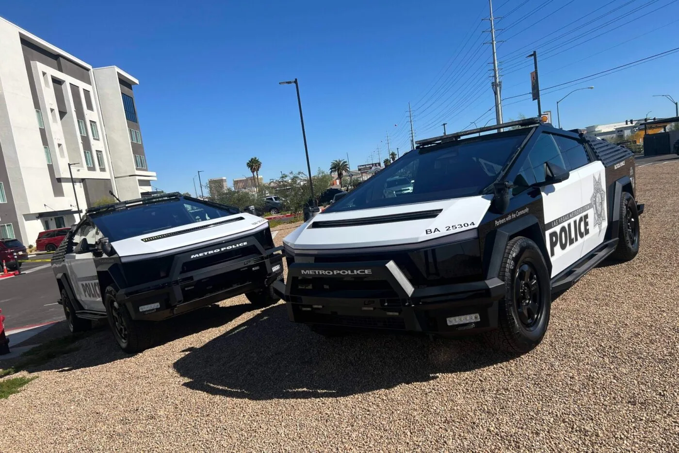 Las Vegas Police Deploy World's First Tesla Cybertruck Fleet for Public Safety