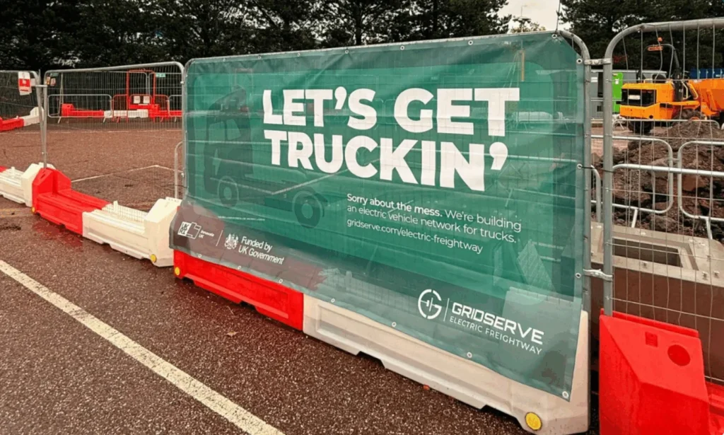Gridserve Begins Construction of UK’s First Public Charging Hubs for Electric Heavy Goods Vehicles