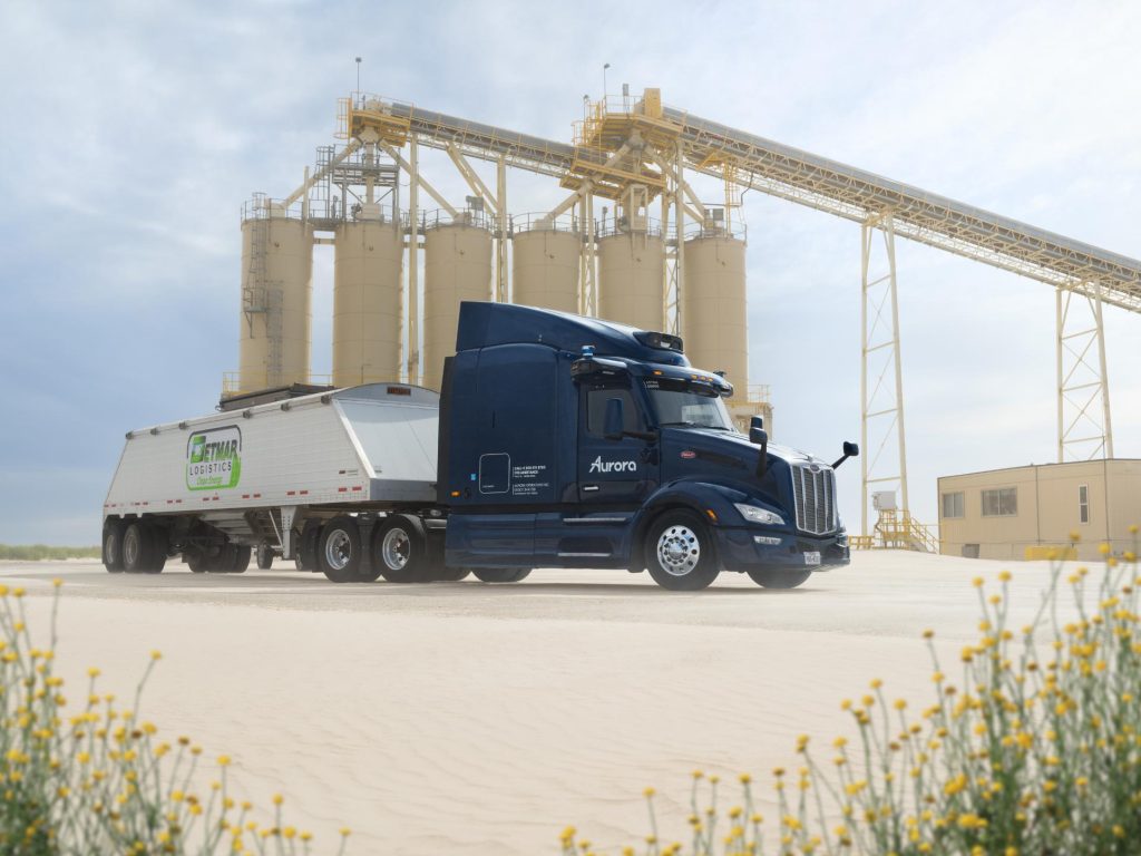 Aurora to Launch Autonomous Frac Sand Hauling in Permian Basin with Detmar Logistics