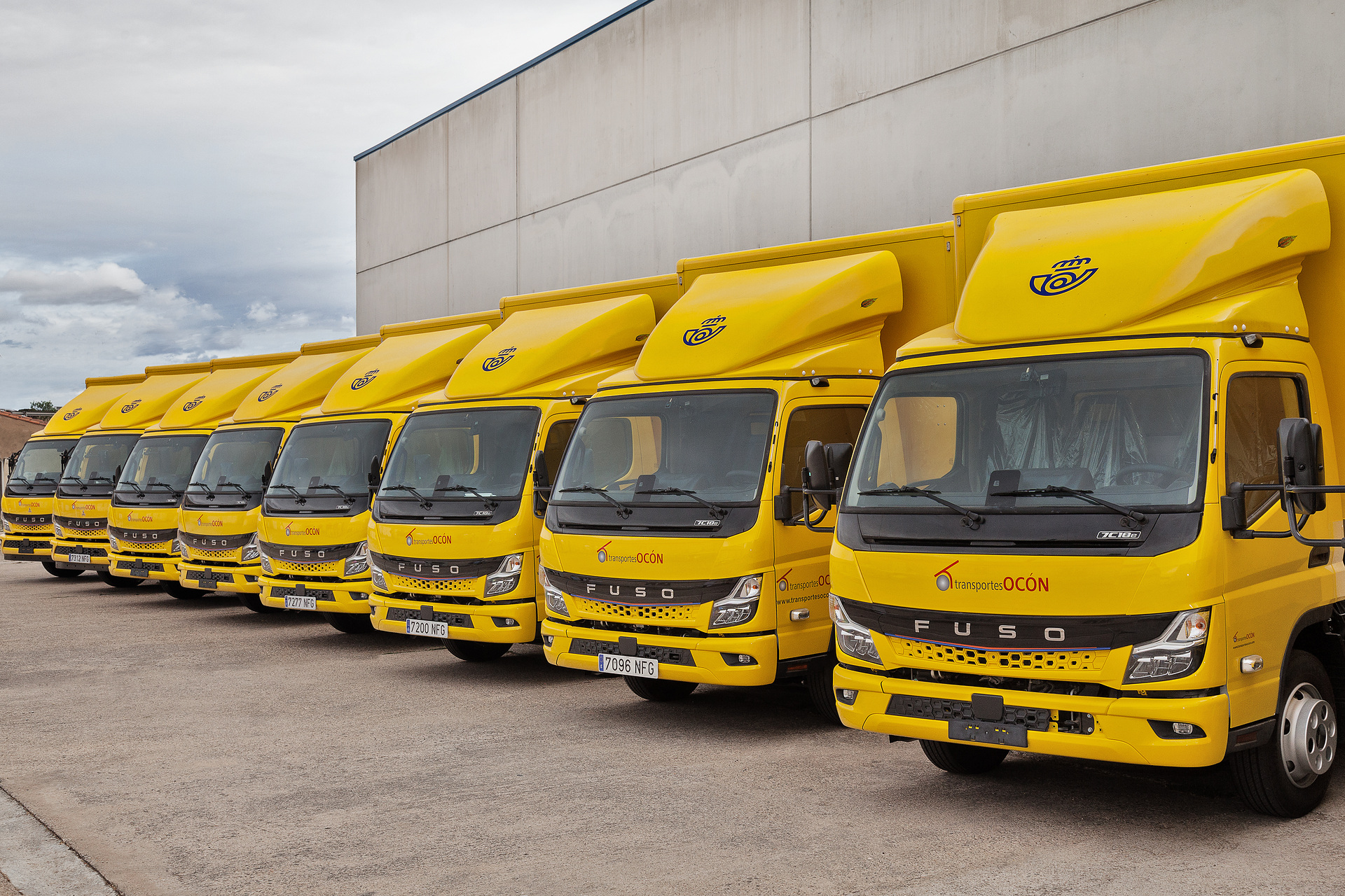 Transportes Ocón Deploys 15 Fuso eCanter Electric Trucks for Correos Deliveries
