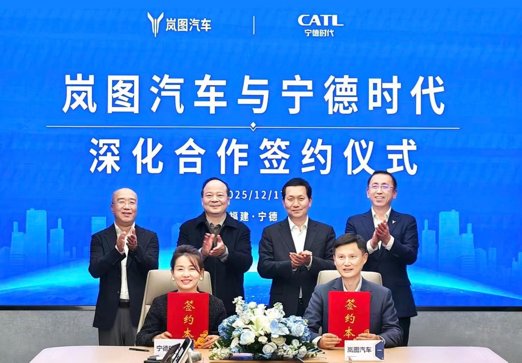 CATL Signs 10-Year Cooperation Deal With Dongfeng’s Voyah