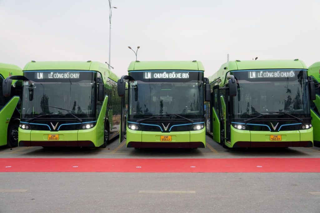 Hanoi Bus Operator Lien Ninh Begins Full Transition to Electric Fleet