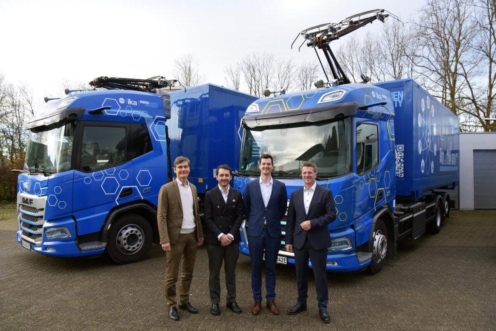 German BEE Project Concludes Trials of Overhead Line Charging for Electric Trucks