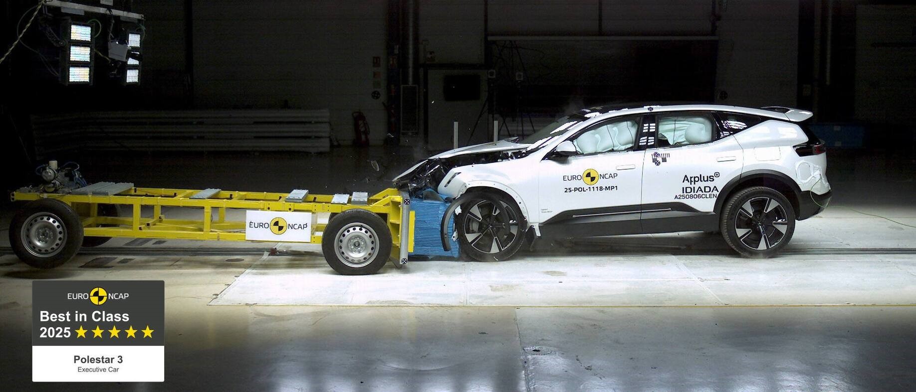Polestar 3 Named Euro NCAP Safest Executive Car of 2025