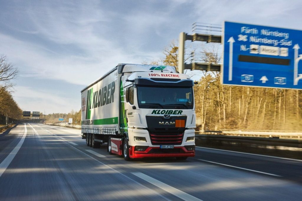 Kloiber Deploys First MAN eTGX Electric Trucks for Inbound Logistics