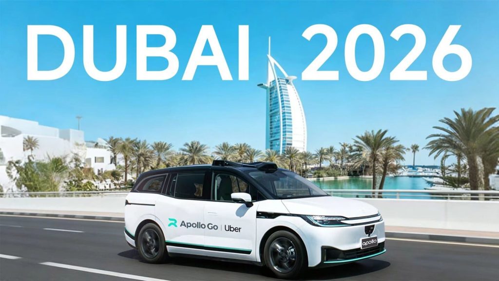 Baidu, Uber and Dubai RTA Launch Apollo Go Autonomous Ride-Hailing Service