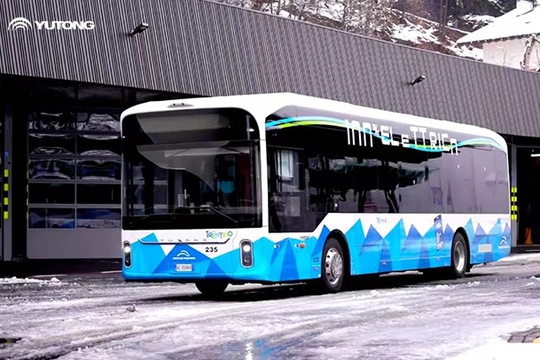 Yutong Delivers 68 Electric Buses for Winter Sports Event in Northern Italy