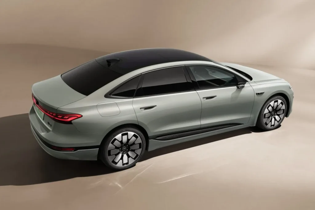 Audi Begins China Pre-Sales of A6L E-Tron Electric Sedan