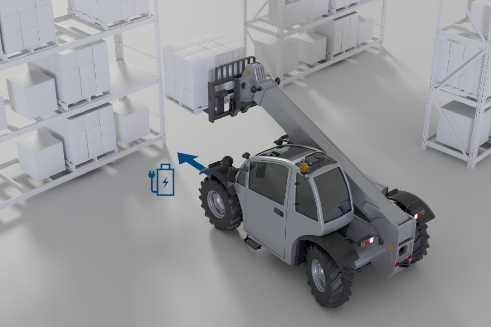 Bosch Engineering Unveils 800-Volt Electric Drive for Heavy Intralogistics Machines