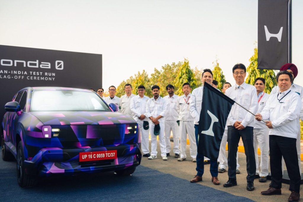 Honda Begins Testing Production Version of 0 Alpha Electric SUV in India