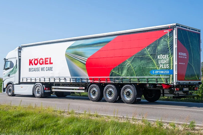 Kögel Unveils E-Optimised Semi-Trailer Designed for Battery-Electric Trucks