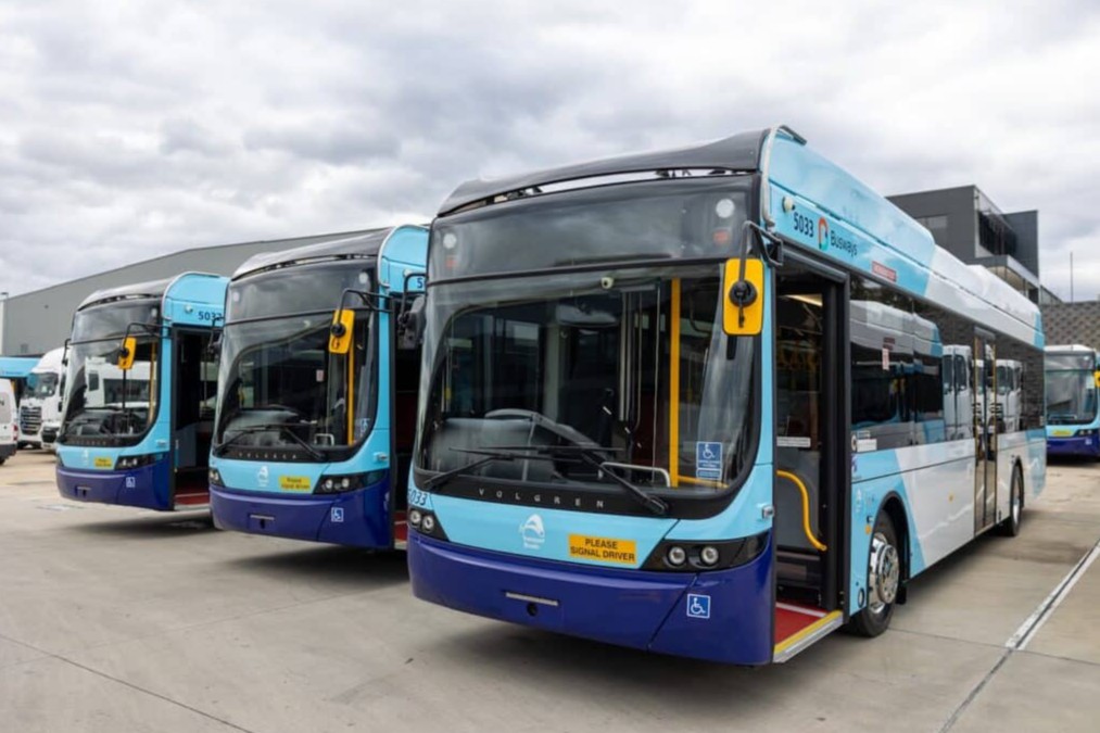 Volvo Delivers 22 Electric Buses for Western Sydney Routes